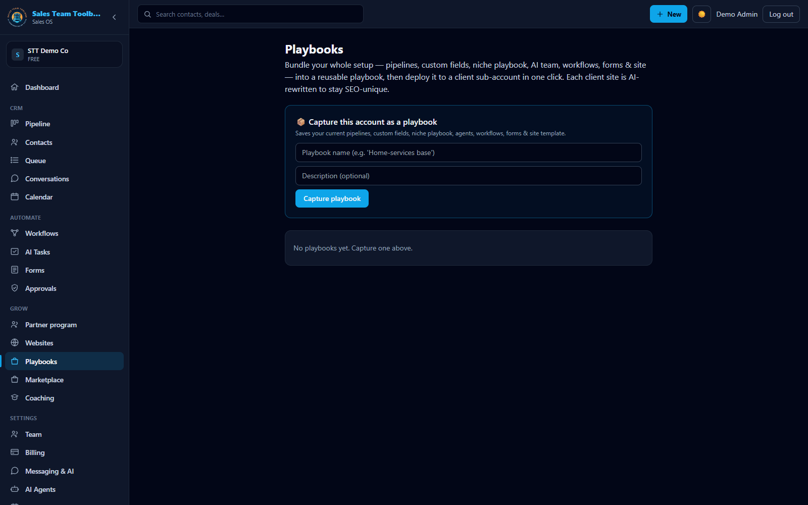 The playbook / agency-playbook library